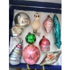 Лот ёлочных игрушек СССР