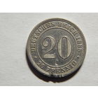 Германия 20 пфеннигов 1888г
