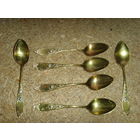 Ложки чайные латунные . Ангелы