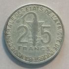 Западная Африка (ВСЕАО) 25 франков, 2008 г., КМ# 9