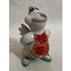 Статуэтка фарфоровая "Дракон" (дракоша)  ДОБРУШ. 	 АУКЦИОН не с рубля без МПЦ.