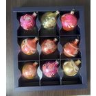 Елочные игрушки шар СССР цена за все К.13