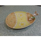 Пасхальная тарелка с кроликом. СССР.