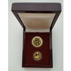 Футляр для 2 монет с капсулами 30.00 mm и 22.50 mm