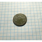Грош 1765 с монограммой VG