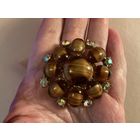 Брошь Купольная в стиле Sphinx Англия винтаж