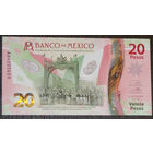 Мексика 20 песо 01.10.2021 UNC пластик полимер
