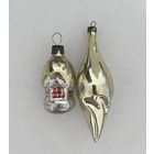 Елочная игрушка домик СССР цена за все К.4