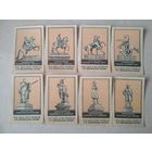 Спичечные этикетки ф.Пролетарское знамя. Памятники Ленинграда