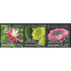 Молдова 2022.Флора. Цветы кактусы 3 марки (818)