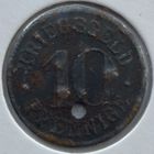 Германия 10 пфеннингов 1919 - 1920 гг. Гейдельберг (Хайдельберг) (Heidelberg) Баден. Нотгельд. В холдере