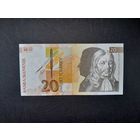 20 толаров 1992 года. Словения. UNC. Распродажа.