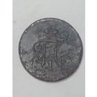 Российская империя  Деньга 1798 года .