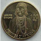 Бассас-да-Индия 100 франков 2012 г. Женщины Африки. Эфиопия. Эфиопка