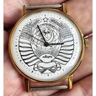 Часы Луч 2356 Герб СССР, большая редкость в таком сохране и с полным комплектом