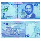 Мозамбик 200 метикал 2024 год UNC (бумага)