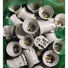 Патрон Е27 белый термопластик, 20 штук !!!