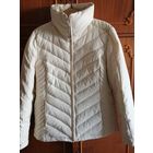 Красивый пуховик на весну-осень, р-р48-50 (пух-перо!)
