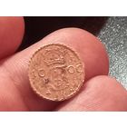 Двойной денарий 1609 г. Сигизмунд III  ВКЛ м.д. Вильно Редкость R3