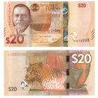Белиз (Британский Гондурас) 20 долларов  2025 год UNC  (НОВЫЙ ДИЗАЙН БАНКНОТ)