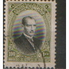 Марка из серии 1926г. Турция "Мустафа Кемаль Ататюрк"