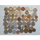 Монеты Азия , 61 штука , без повторов .