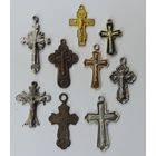 Коллекция нательных крестиков 9 шт.