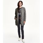 Стеганая куртка H&M Оверсайз