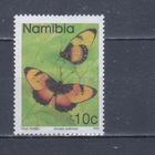 [33] Намибия 1993. Фауна.Бабочка.10с. БЕЗ КЛЕЯ.