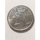 США 25 центов Нью Йорк 2001