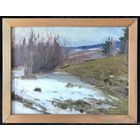 Азгур Г.Г "Подтаяло",1955 г. К/М. р.35/45 см.