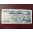 Польша 100000 злотых 1990 UNC