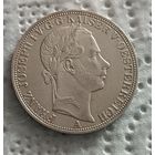 Австрия союзный талер 1858 штемпельный блеск