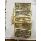 Банкнота 1000 марок 1922 год. Веймарская республика- дилерский лот - 50 штук