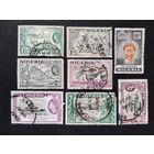 Великобритания. Нигерия\1033\ 1953 год Елизавета II . мост.штемпель LAGOS