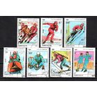 Олимпийские игры в Альбервиле Камбоджа 1990 год серия из 7 марок