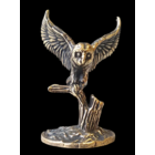 Статуэтка Сова на ветке Бронза