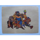 Календарик 1995 г. Герои из мультика.