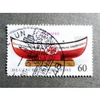 Марка Германия 1990 год 125-летие Немецкой спасательной службы