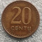 Литва 20 центов  1991 г.