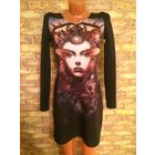 Стильное платье на 42 р. от Y.Achinovich на рост 170 см. Длина 80 см, хорошо тянется.