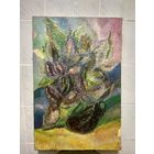 Живопись маслом, мастихином, Корабль цветов 1993 год, Юрий строганов