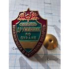 Знак Дружинник о охране общественного порядка тяжелый на винту