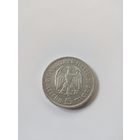 Германия, третий рейх 5 (рейхс) марок 1935 года ,буква А,серебро 900