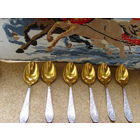 Ложки СССР . Нержавейка . Позолота .