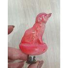 Елочные игрушки, стекло, лиса из серой шейки