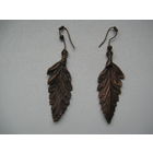 Серёжки Листочки бижутерия