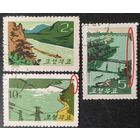 КНДР 1965 , природа, сдвиг черного цвета в право на 5, сдвиг зеленого цвета в право на 10.