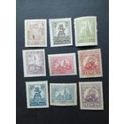 Польша 1925 Неполная серия марок "Памятники архитектуры" (чистые*, на некоторых наклейки) Mi.233-234,236-239,241-243 каталог 33.50 евро