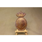 Киверная бляха армии НАПОЛЕОНА, линейный полк. ВОЙНА 1812 год. Распродажа коллекции вещей. С РУБЛЯ! АУКЦИОН!